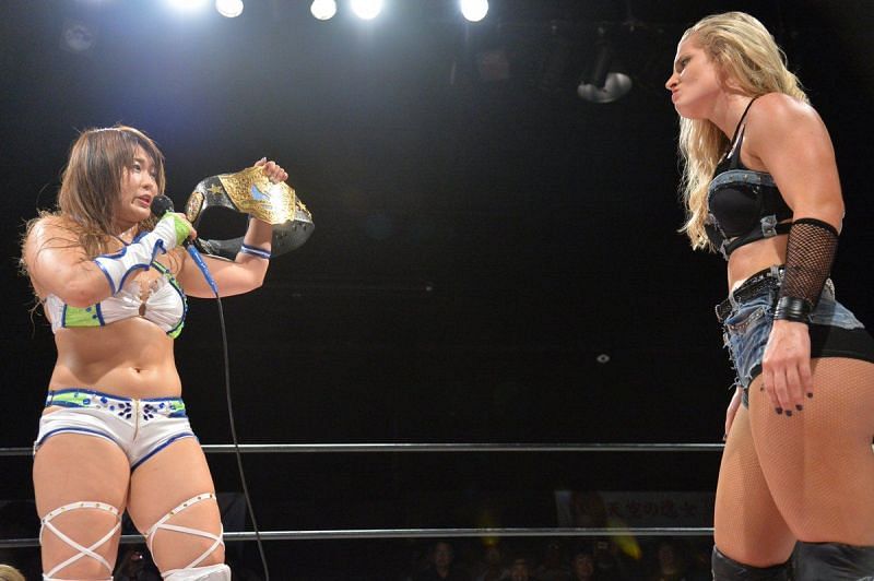 Image result for io shirai and toni storm